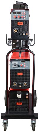 Сварочный полуавтомат INMIG 500T DW SYN + Подающий механизм DRIVE INMIG DW SYN + Шланг-пакет 5 м + Горелка FB 500 3 м + Блок жидкостного охлаждения + Тележка в Великом Новгороде фото