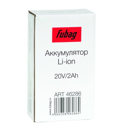 Аккумуляторная батарея FLI5S1P1202 Li-ion к бензиновым газонокосилкам FUBAG с электростартером и минирайдеру (20V/2Ah) в Великом Новгороде фото