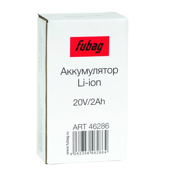 Аккумуляторная батарея FLI5S1P1202 Li-ion к бензиновым газонокосилкам FUBAG с электростартером и минирайдеру (20V/2Ah) в Великом Новгороде фото