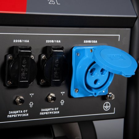 Бензиновый генератор с электростартером и коннектором автоматики FUBAG BS 7500 A ES в Великом Новгороде фото