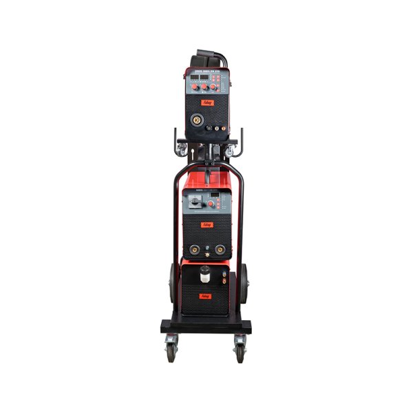 Полуавтомат сварочный FUBAG INMIG 500T DW SYN + подающий механизм DRIVE INMIG DW SYN + шланг-пакет 5 метров 70 мм2 14 pol с жидкостным охлаждением для INMIG 500T DW SYN + горелка FB 500 3m + блок жидкостного охлаждения Cool 70 + тележка для аппаратов в Великом Новгороде фото