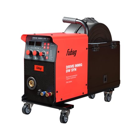 FUBAG Cварочный полуавтомат INMIG 500T DW SYN + Подающий механизм DRIVE INMIG DW SYN +Шланг-пакет 5 метров 70мм2 14 pol с жидкостным охлаждением для INMIG 500T DW SYN + Горелка FB 500 3m + Блок жидкостного охлаждения Cool 70 + Тележка для аппаратов в Великом Новгороде фото