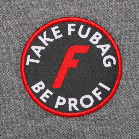 Серая рубашка-поло Fubag с красными пуговицами  размер M в Великом Новгороде фото