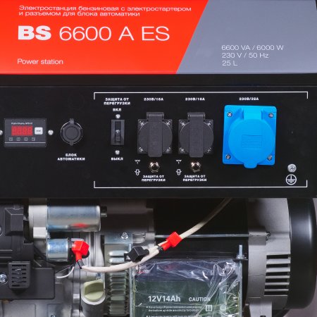 FUBAG Бензиновый генератор с электростартером и коннектором автоматики BS 6600 A ES в Великом Новгороде фото