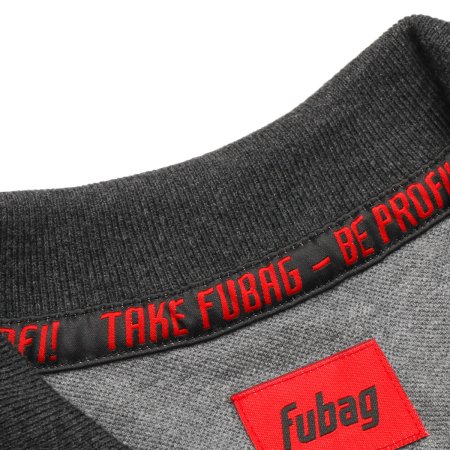 Серая рубашка-поло Fubag с красными пуговицами  размер M в Великом Новгороде фото