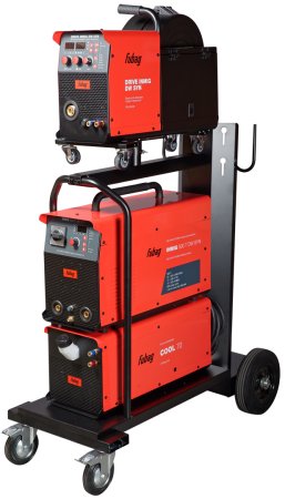 Сварочный полуавтомат INMIG 500T DW SYN + Подающий механизм DRIVE INMIG DW SYN + Шланг-пакет 5 м + Горелка FB 500 3 м + Блок жидкостного охлаждения + Тележка в Великом Новгороде фото