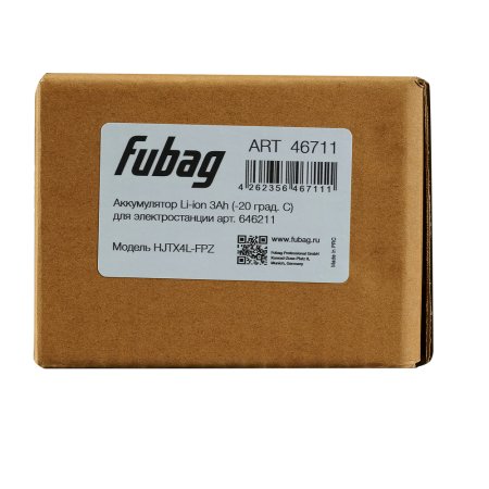 Аккумулятор FUBAG li-ion 3Ah для инверторного генератора TI 11000 A ES (арт. 646211) купить в Великом Новгороде