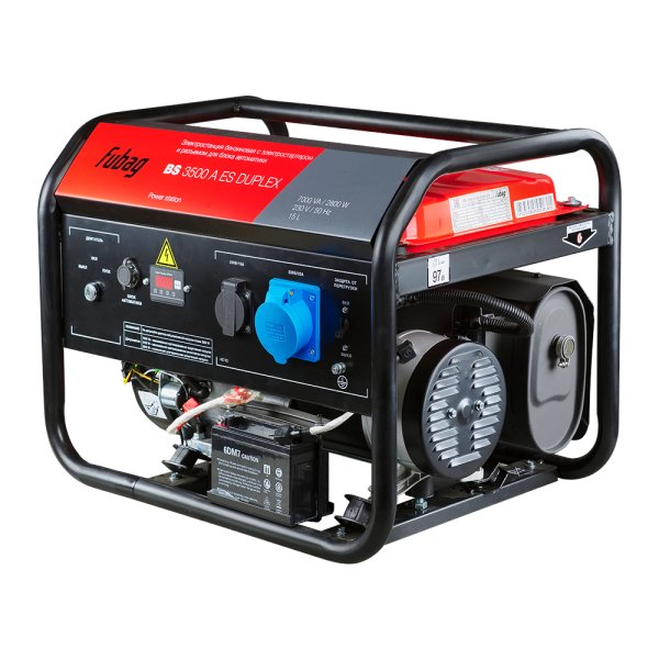 Бензиновый генератор FUBAG BS 3500 A ES DUPLEX в Великом Новгороде фото